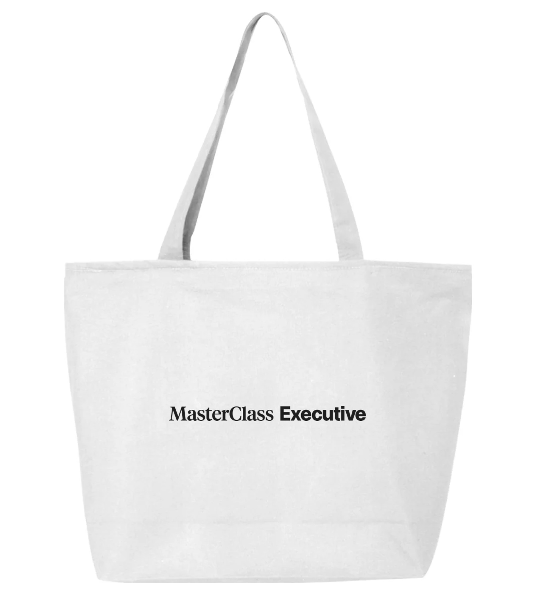Q-Tees 24.5L Canvas Zippered Tote